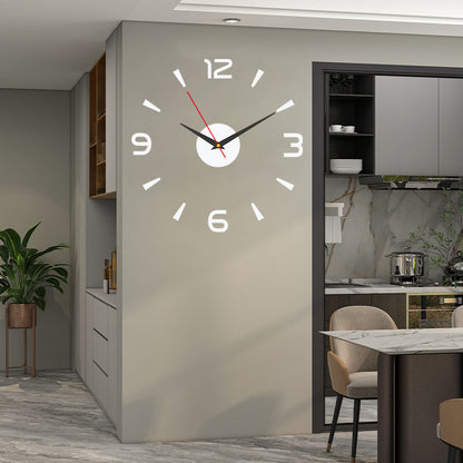 🕑✨3D svítící akrylové nástěnné hodiny - není nutné vrtat (montáž je nutná)