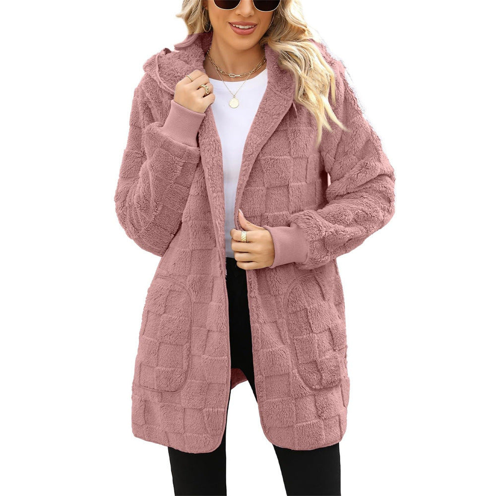☃️Limitovaná sleva 39%❄️[S-5XL]🌸Novinka pro zimní sezónu: Dámská kostkovaná fleecová bunda pro volný čas