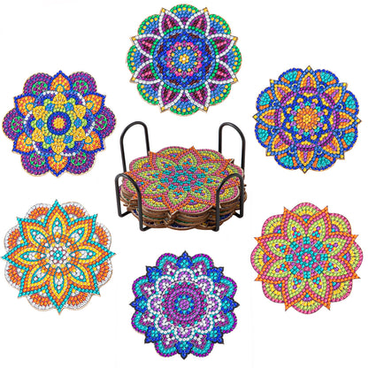 🎁🎨【Sada nářadí + železný rám + 6 diamantových obrazů*2】Podložka na malování s kamínky pro kutily