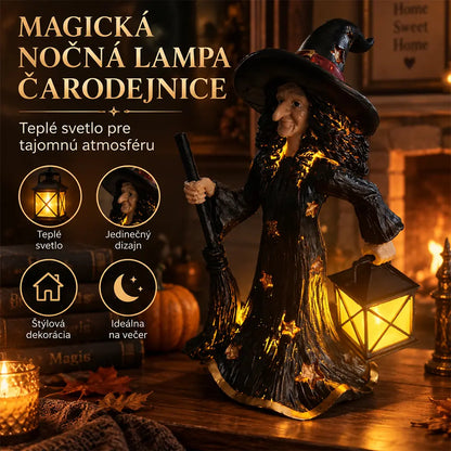 🧙✨Okrasna nočna lučka »Zvezdnata čarovnica