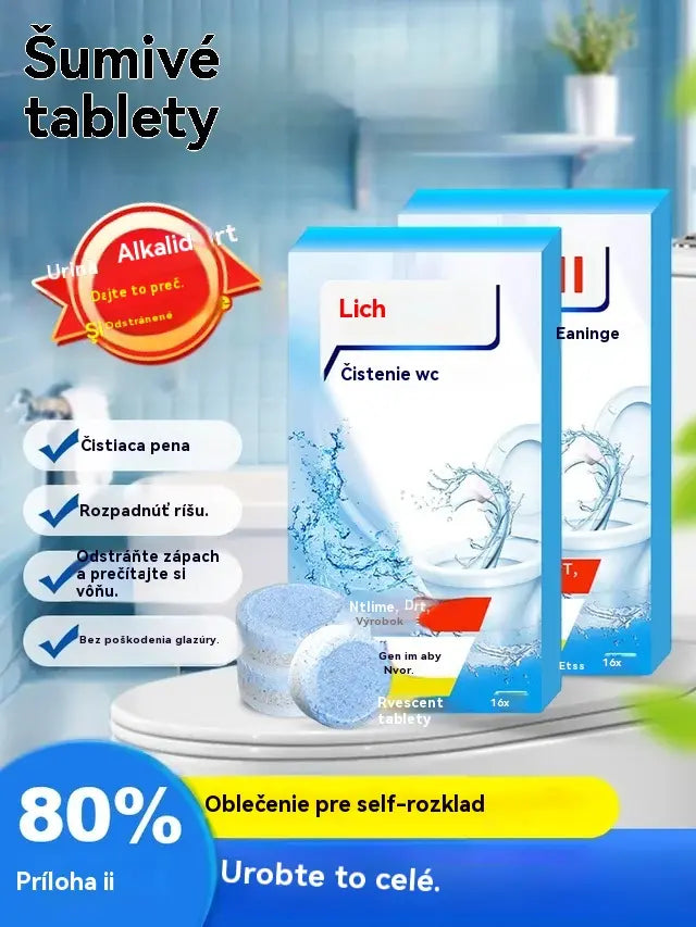 🌟【3 balení, 48 ústřik】Vysoce účinná čistící pěna na toalety