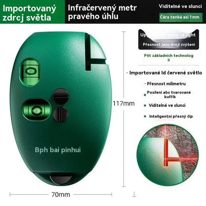 📐🔴【Kupte jeden, druhý dostanete zdarma】90stupňová pravoúhlá infračervená laserová vodováha