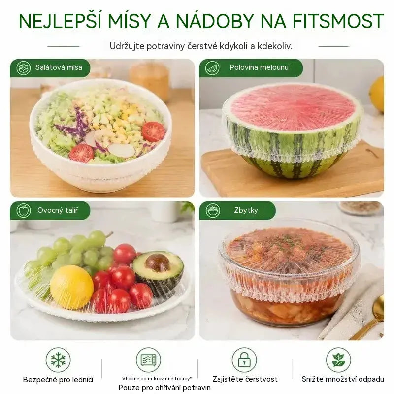 🔥【Speciální nabídka posledního dne: sleva 50 %】✨500 opakovaně použitelných a flexibilních plastových fólií bezpečných pro potraviny