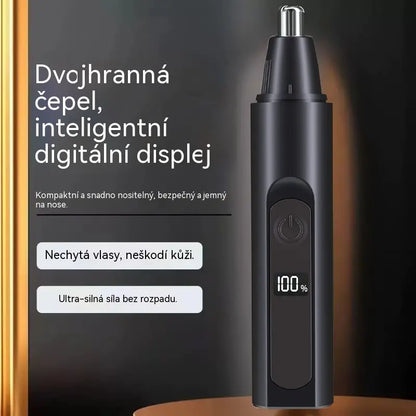 👃Zastřihovač chloupků z nosu pro čištění nosních dírek, nabíjecí a přenosný