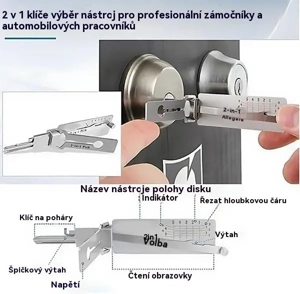 🔐🔑 Sleva 49 %🔥Dekodér klíčů z nerezové oceli