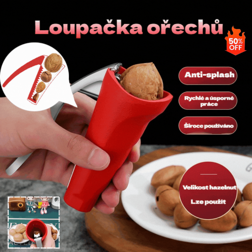 🌰【Kupte jeden a druhý zdarma】Multifunkční loupačka ořechů