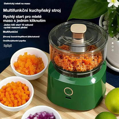 🔥 Sleva 50 %! 🔥 🥩⚡ Velkokapacitní elektrický mlýnek na maso: Výkonný, rychlý a snadno použitelný | Ideální pro domácí kuchyně a přípravu domácích jídel 🍔🌮