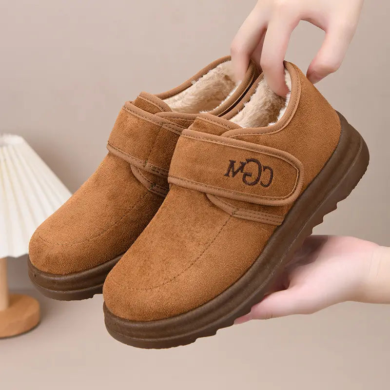 🏆49%OFF🔥【36-41】Módní nové zimní krátké kozačky pro ženy s měkkým sněhovým dezénem