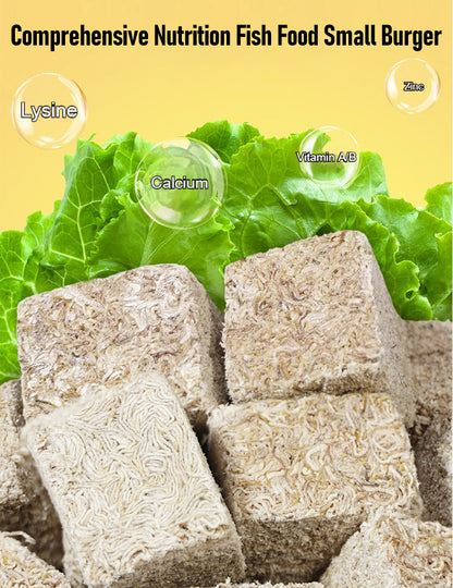 Lyofilizované granule proti hlísticím pro ryby, univerzální krmivo pro různé druhy ryb.