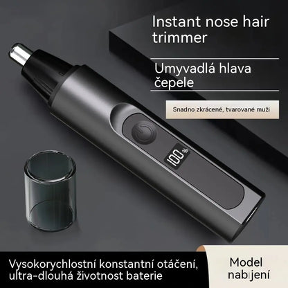 👃Zastřihovač chloupků z nosu pro čištění nosních dírek, nabíjecí a přenosný