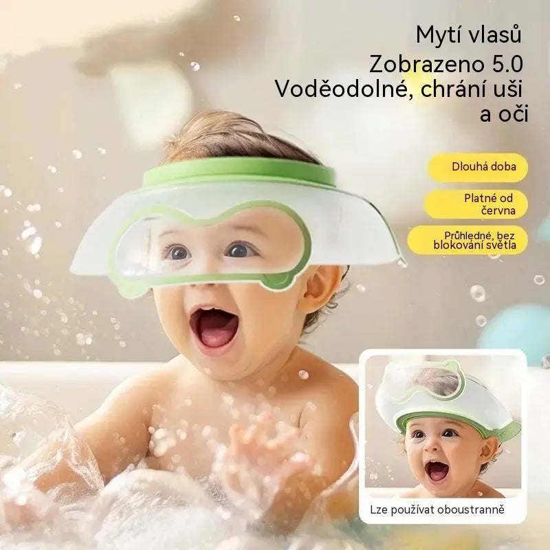 🛁👶Nastavitelný koupací štít pro děti: chrání uši při mytí vlasů