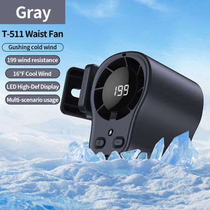 📢Hands-Free osobní chladicí ventilátor s LED displejem