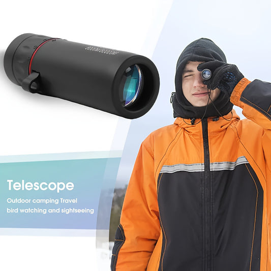 Přenosný vnější monokulární dalekohled - vysoké rozlišení 30×25 s adaptérem pro smartphony na dobrodružství.