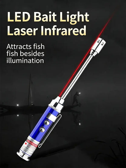 🧲🎣 Kompaktní a přenosná magnetická lampa pro noční rybolov - Lampa pro nabíjení návnad a nástrah