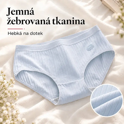 💓(7 ks)(35 kg – 90 kg) Pohodlné dámské kalhotky z čisté bavlny