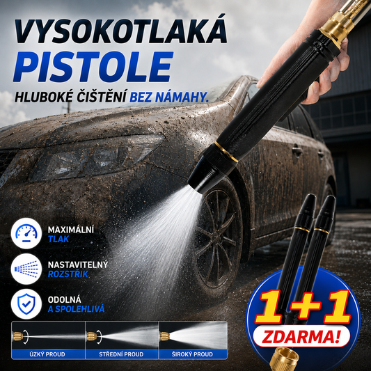 Poslední den se slevou 55 %: 🔥Kupte 1, získejte 1 zdarma🔥 Vysokotlaká stříkací pistole pro domácí použití