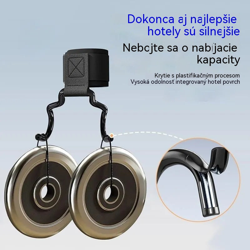 Sada 2 fitness háků pro kulturistiku a vzpírání, 125 mm rozšířená podpora, protiskluzové popruhy na zápěstí, nosnost 250 kg pro přítahy a mrtvé tahy