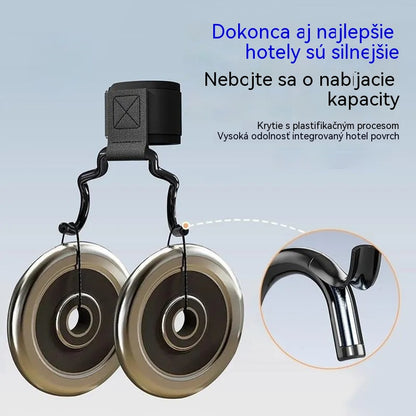 Sada 2 fitness háků pro kulturistiku a vzpírání, 125 mm rozšířená podpora, protiskluzové popruhy na zápěstí, nosnost 250 kg pro přítahy a mrtvé tahy