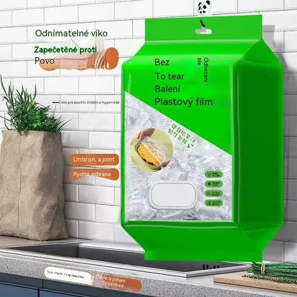 🥗✨ 450 jednorázových víček na potraviny | Pružná víčka na talíře, misky a nádoby