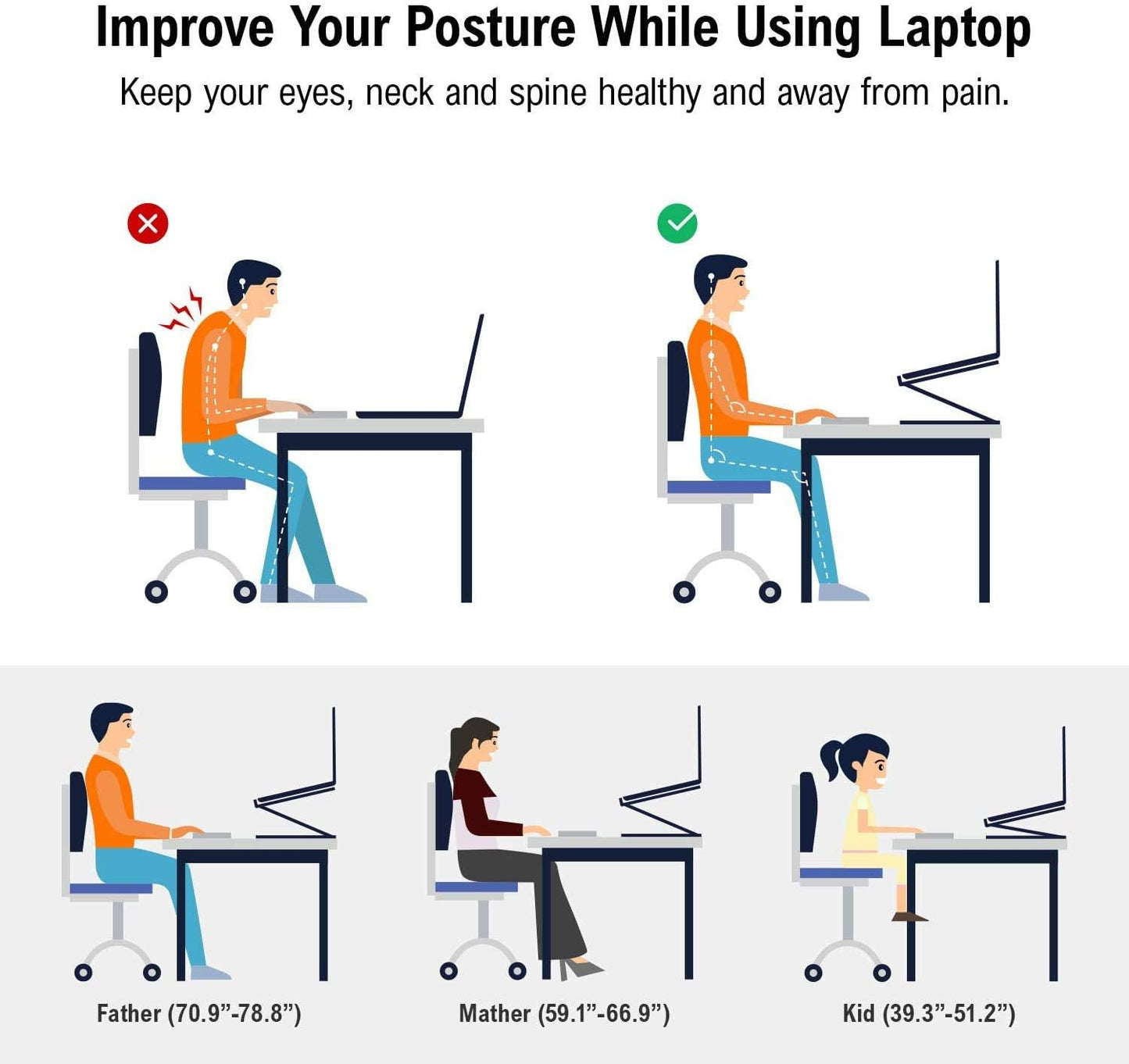 💥【žhavý prodejce】💻 Stojan na notebook Otočný stojan z hliníkové slitiny z hliníkové slitiny