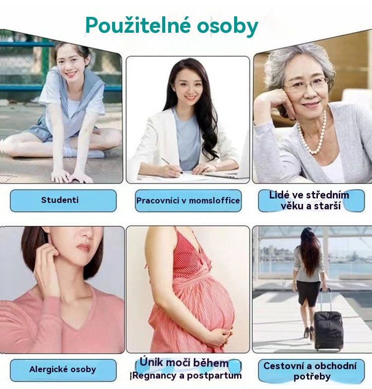 🔥🌈【5 kusov】Umývateľné antibakteriálne grafénové slipové vložky proti pretečeniu