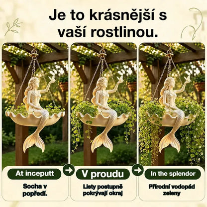 ✨ Proměňte svou zahradu v pohádku! Dekorativní závěsný květináč s uměleckým pohádkovým designem! 🌸🧚‍♀️