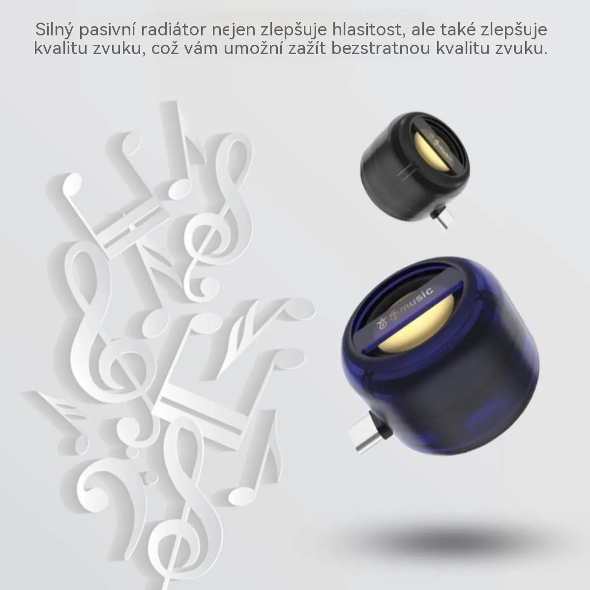 Přenosný zesilovač s 5 reproduktory - Plug & Play pro hudbu/hovory