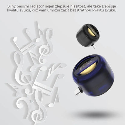 Přenosný zesilovač s 5 reproduktory - Plug & Play pro hudbu/hovory