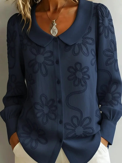 👚2026 Francouzská retro vyšívaná košile