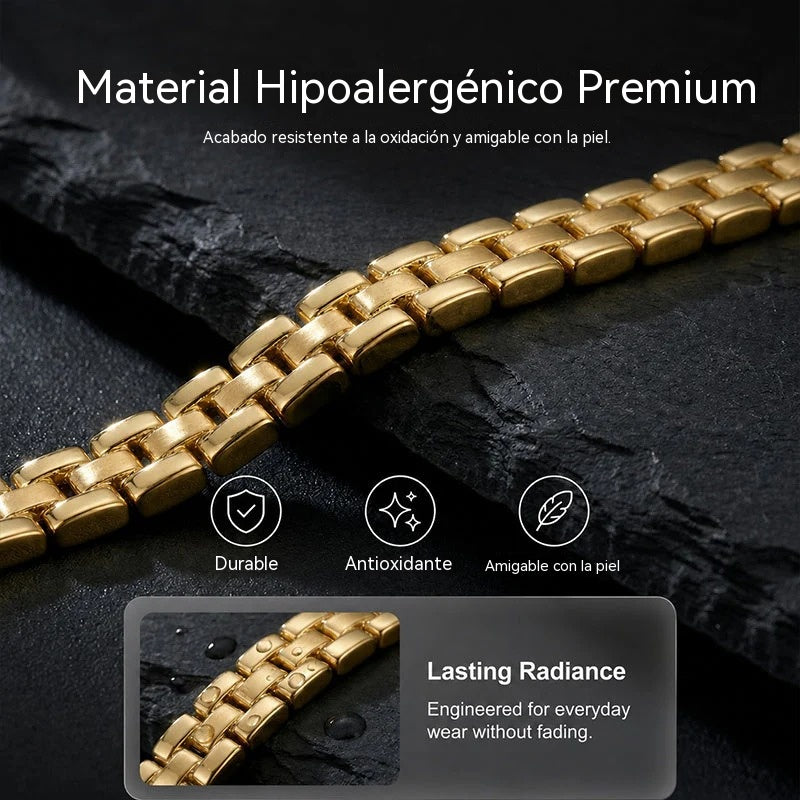 ✨ SLEVA 50 %! 🔷 Náramek s geometrickými články: minimalistický, moderní a jemný. Ideální pro každodenní nošení nebo jako decentní doplněk. Pohodlný a všestranný. 💫