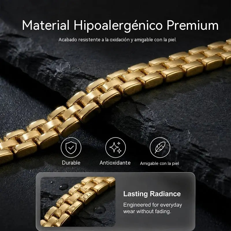 ✨ SLEVA 50 %! 🔷 Náramek s geometrickými články: minimalistický, moderní a jemný. Ideální pro každodenní nošení nebo jako decentní doplněk. Pohodlný a všestranný. 💫