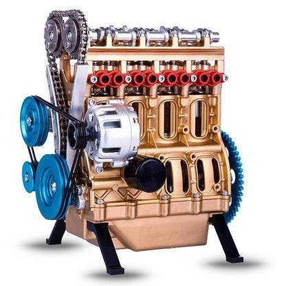🔥【Kupte 1 a získejte 1 zdarma】Kovový mechanický motor V8, sestavený svépomocí, model auta, celokovový
