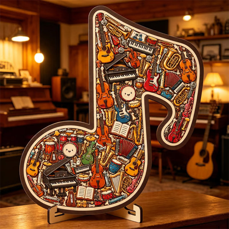 📢📢 Žhavý výprodej 🔥🎶 Dekorace ve tvaru puzzle s hudebními notami