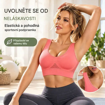 🥰【Balení 3 kusů】Prodyšná a stylová podprsenka velké velikosti ❤️【40-120 kg】