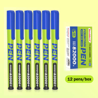 【12 per】🖋️Plnicí pero s přímým průtokem a vysokou kapacitou s hrotem EF, které nevyžaduje výměnu náplně!