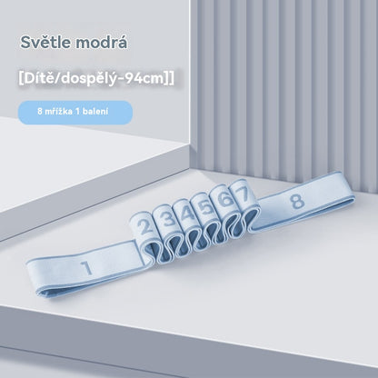 Odporová guma pro budování svalů, protahování nohou a elastická guma pro osoby středního a staršího věku.