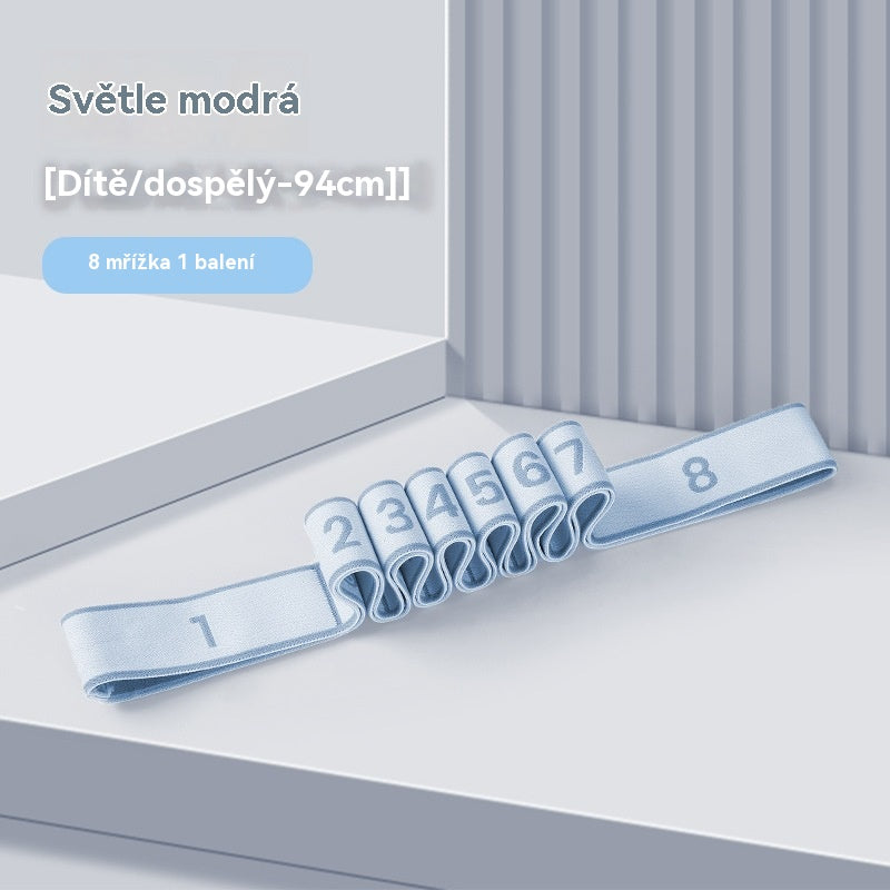 Odporová guma pro budování svalů, protahování nohou a elastická guma pro osoby středního a staršího věku.