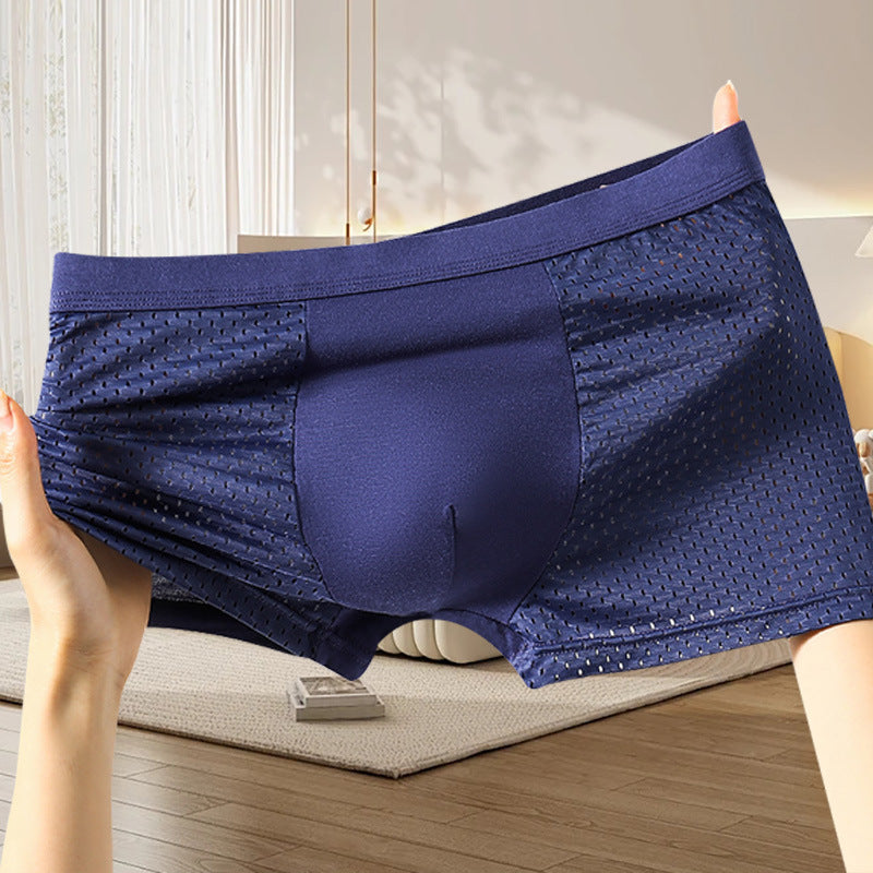 🔥Pánské pohodlné prodyšné síťované boxerky