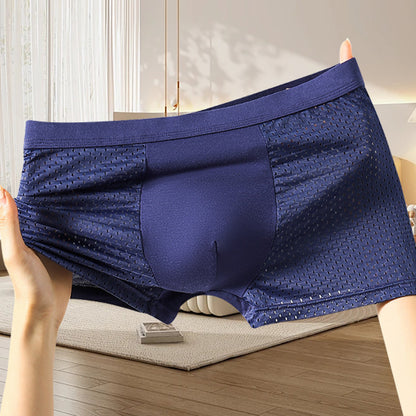 🔥Pánské pohodlné prodyšné síťované boxerky
