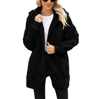 ☃️Limitovaná sleva 39%❄️[S-5XL]🌸Novinka pro zimní sezónu: Dámská kostkovaná fleecová bunda pro volný čas