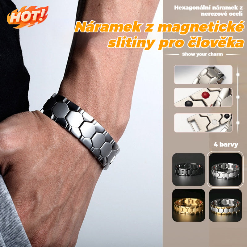 ✨【Časově omezená sleva 50 %】✨ Odnímatelný magnetický náramek, stylový a univerzální