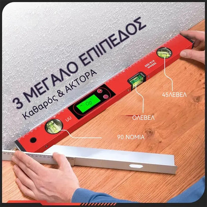 🔧📐 Multifunkční přesná magnetická vodováha s digitálním LCD displejem