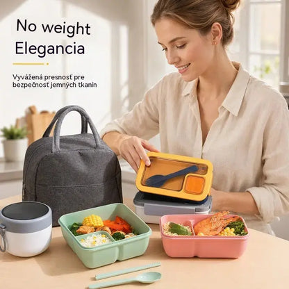 📢50% SLEVA📢🍱 Doporučený produkt | Obědář vhodný do mikrovlnné trouby s přihrádkami