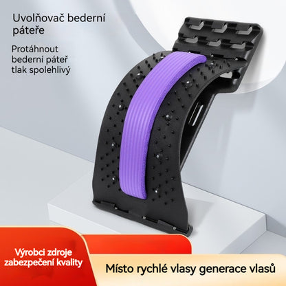 Úleva 3 v 1 Magnet, akupresura a trakce Magnetická terapie Akupunktura Masáž Lumbální tlakoměr