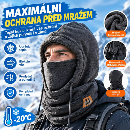 ❄️ Integrální zateplená čepice s fleecovou podšívkou, která vás udrží v teple až do -20 stupňů Celsia. ⛷️ Ideální pro lyžování, jízdu na motorce a outdoorové aktivity.