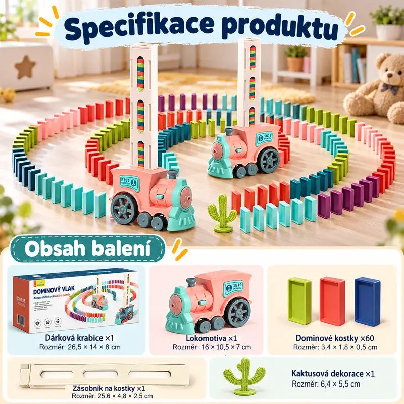 🚆Domino elektrická vláčková hračka