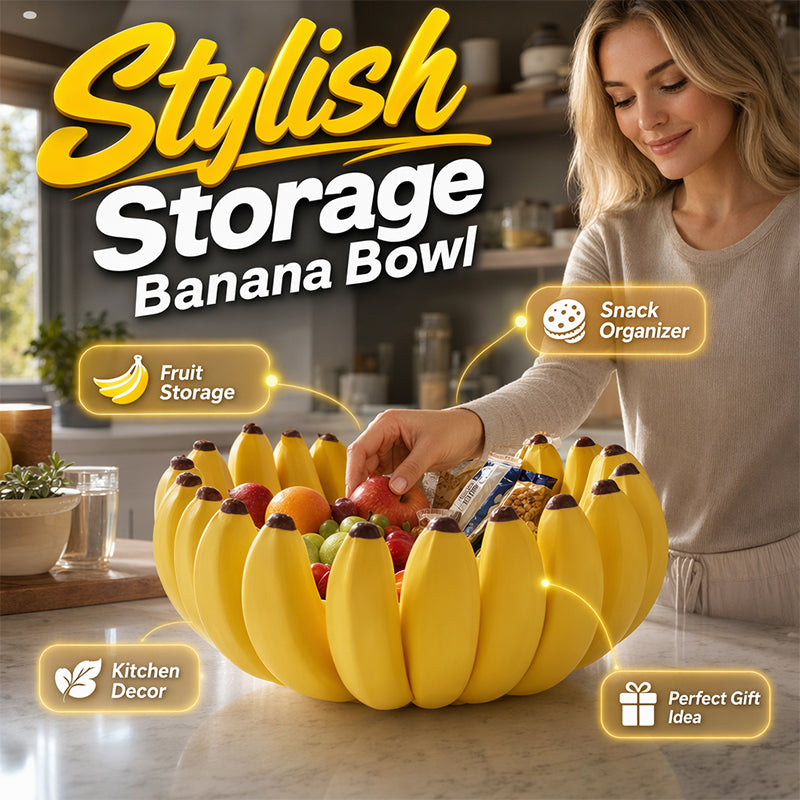Kreativní mísa na ovoce ve tvaru banánu 🍌