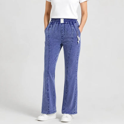 👖【M–4XL】Dámské strečové džíny s vysokým pasem