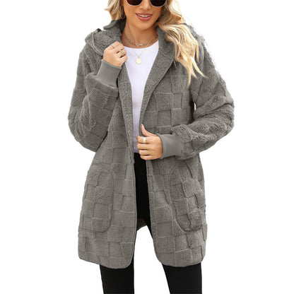 ☃️Limitovaná sleva 39%❄️[S-5XL]🌸Novinka pro zimní sezónu: Dámská kostkovaná fleecová bunda pro volný čas