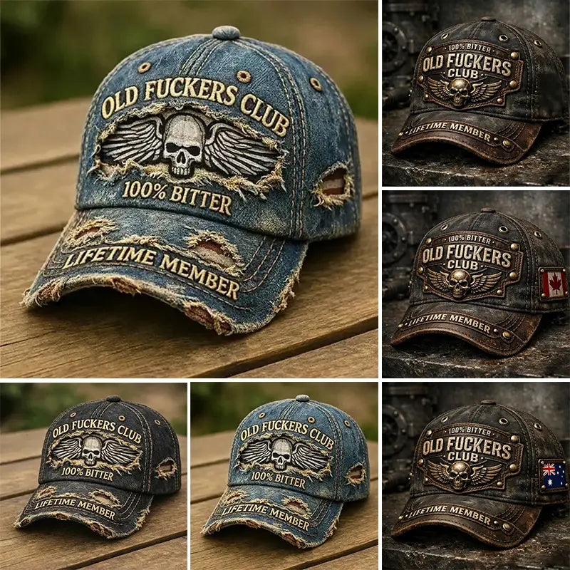 🧢Klub starých chlapů – Retro baseballová čepice